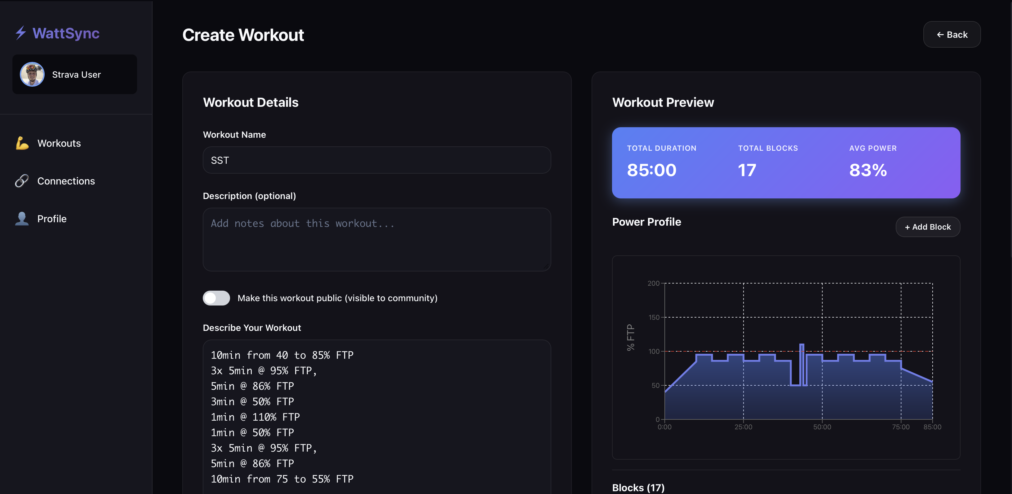WattSync - Main product screenshot demonstrating key features and user interface