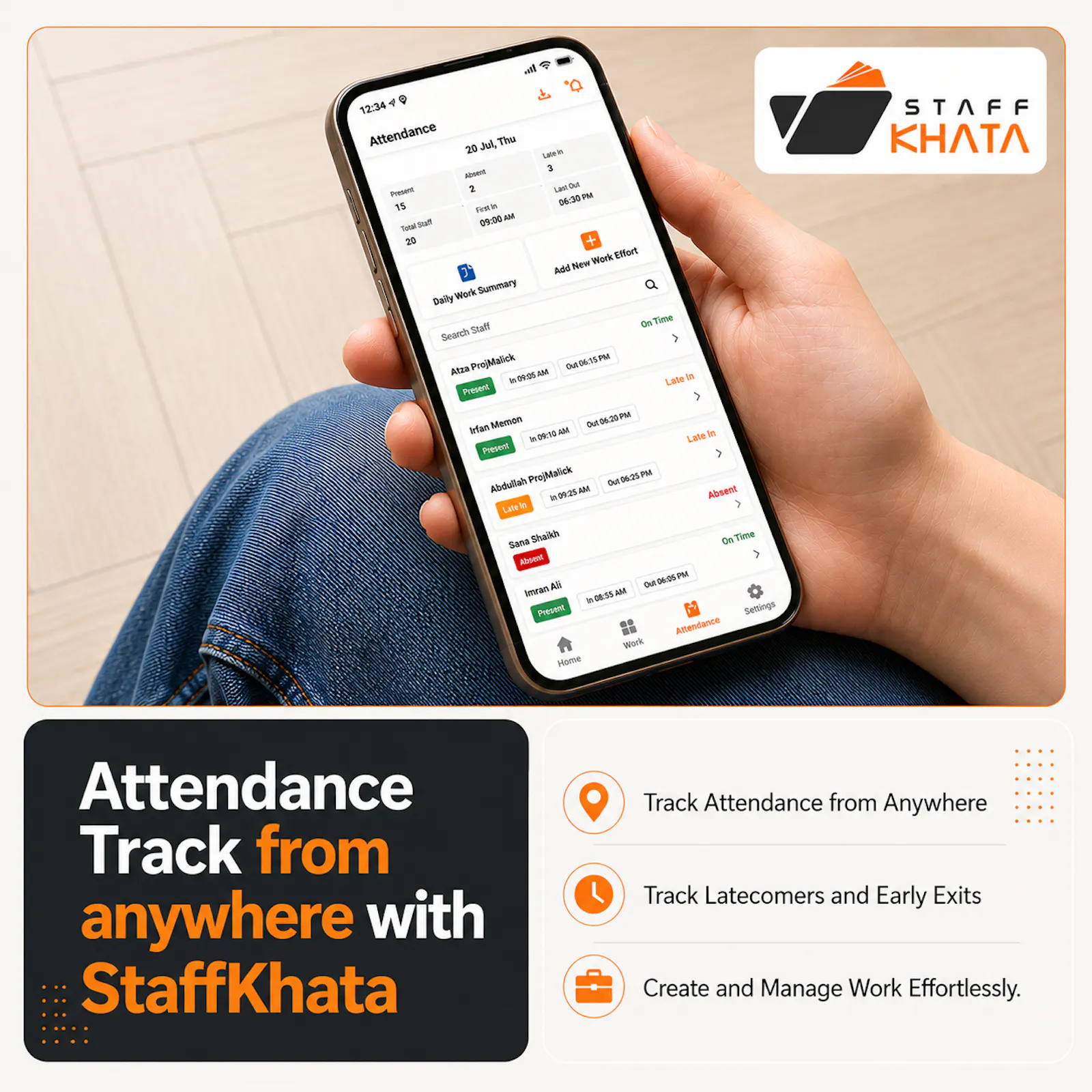 StaffKhata screenshot 1