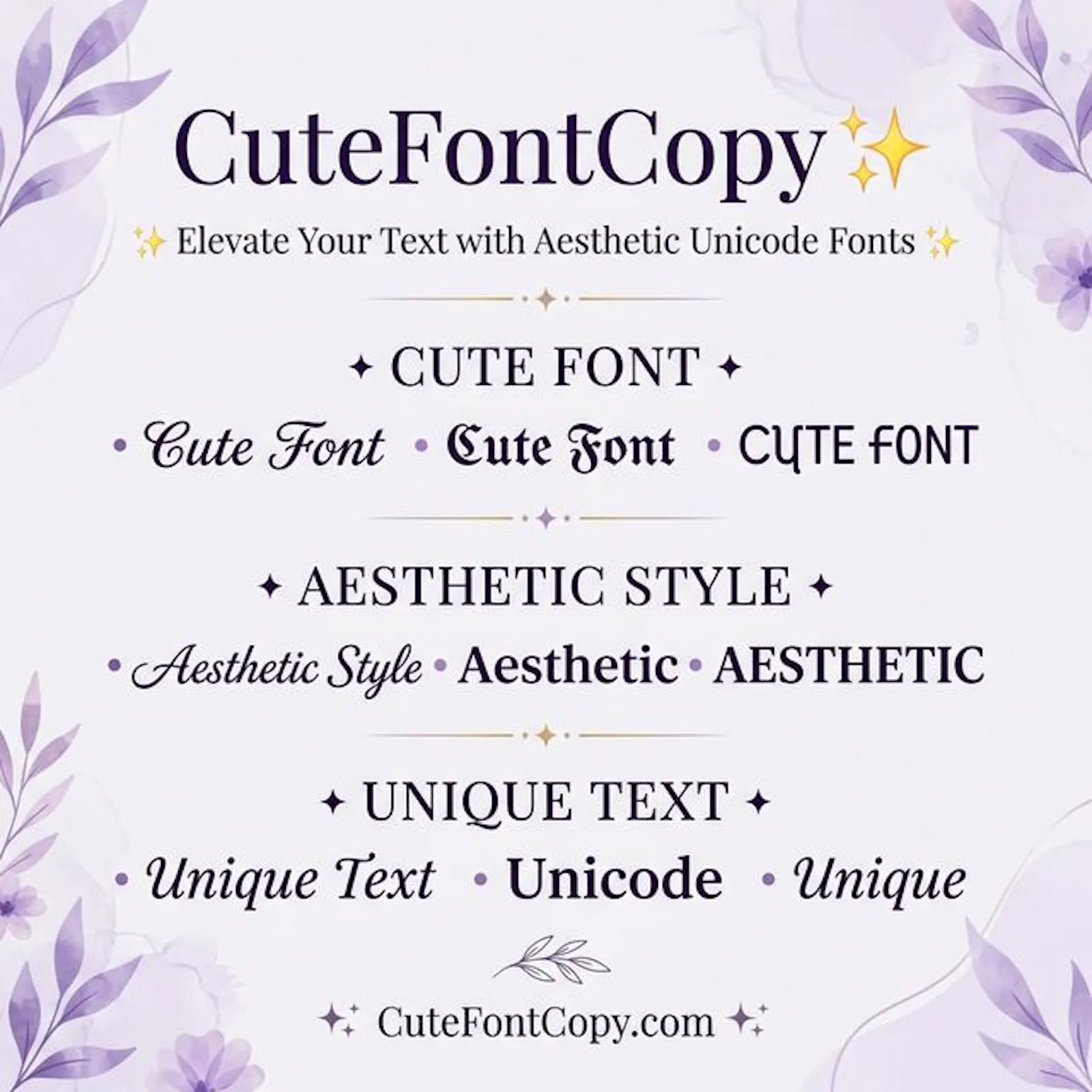 Cool Fonts Copy and Paste screenshot 1