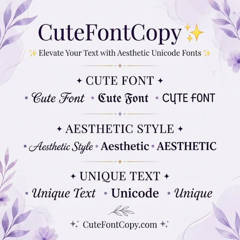 Cool Fonts Copy and Paste screenshot 1