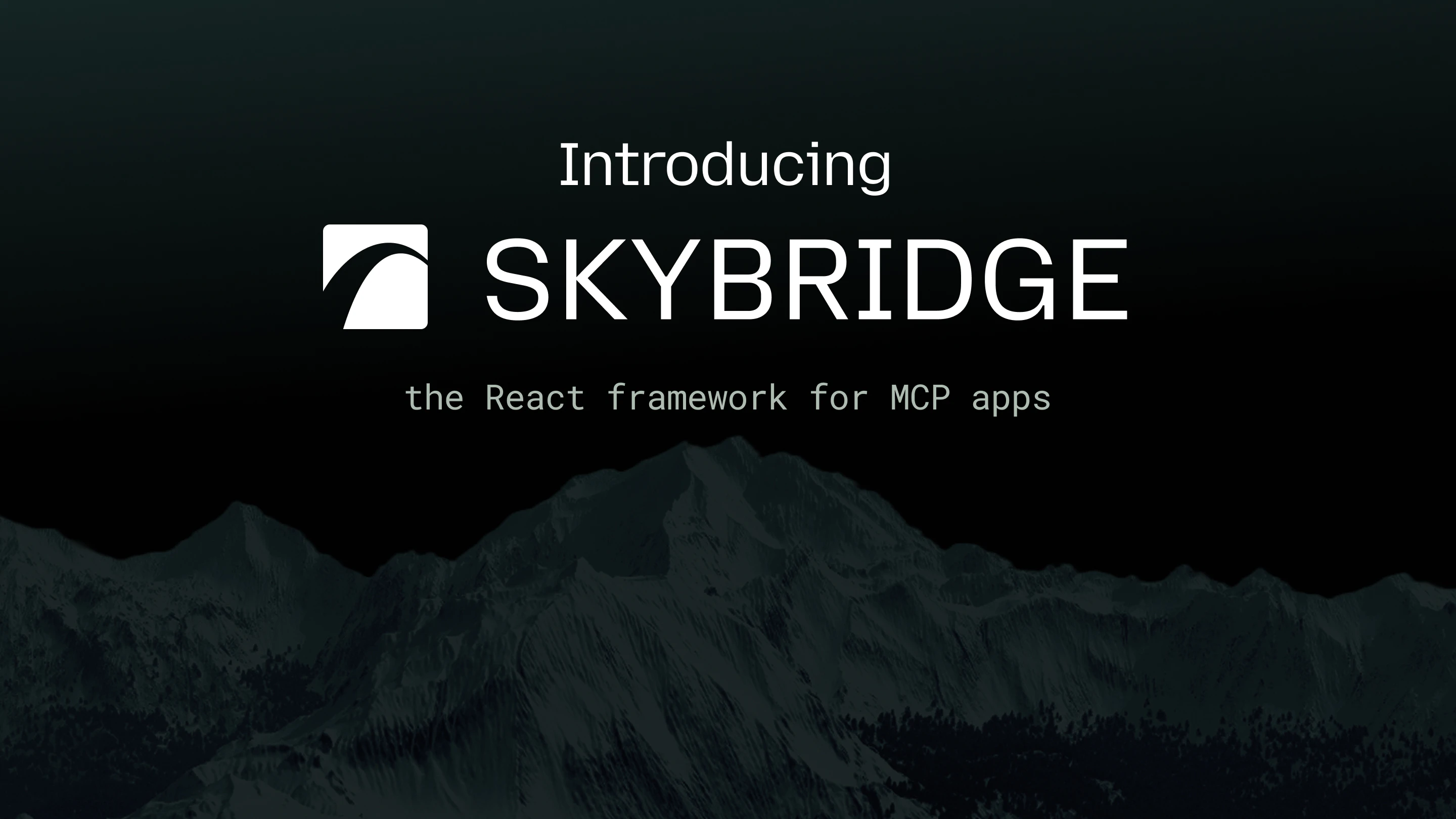 startuptile Skybridge-The full-stack open source React framework for MCP Apps