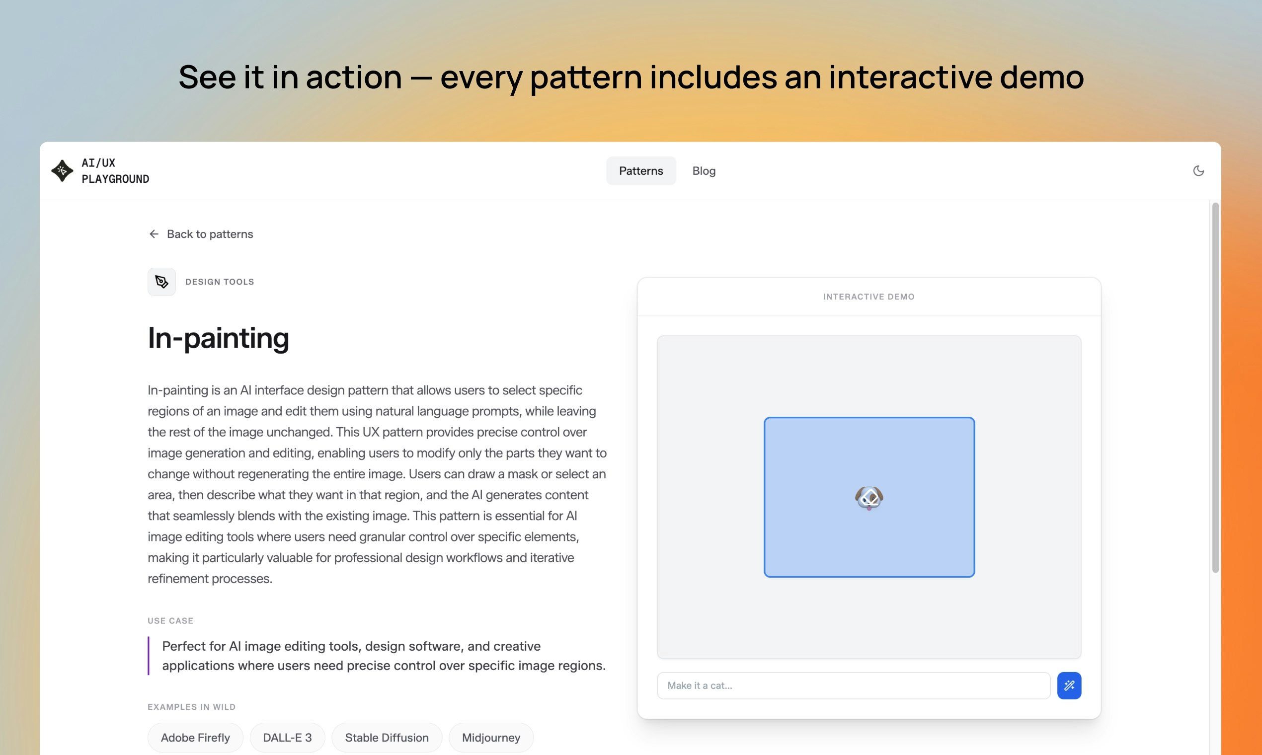 AI/UX Playground gallery image