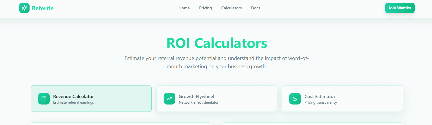 Refertle - Main product screenshot demonstrating key features and user interface