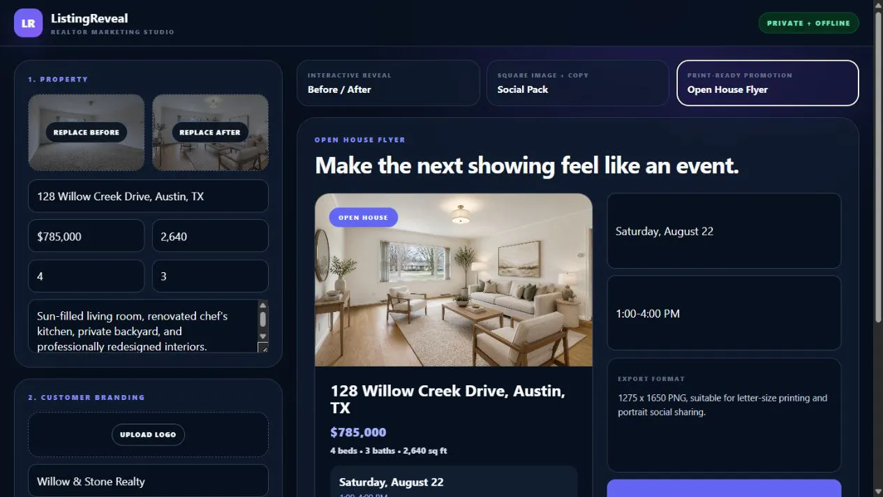 ListingReveal gallery image