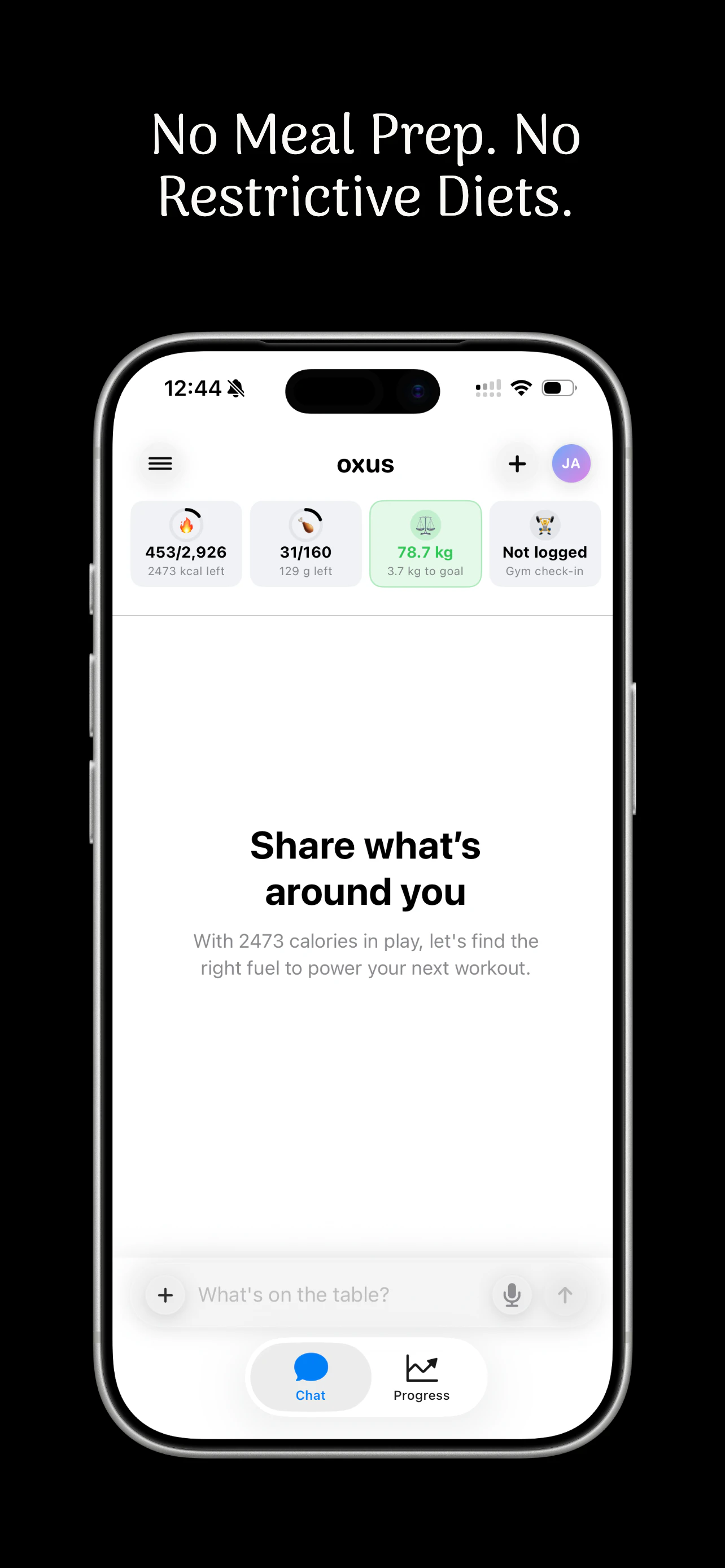 Oxus: Family Food Weight Loss screenshot 2