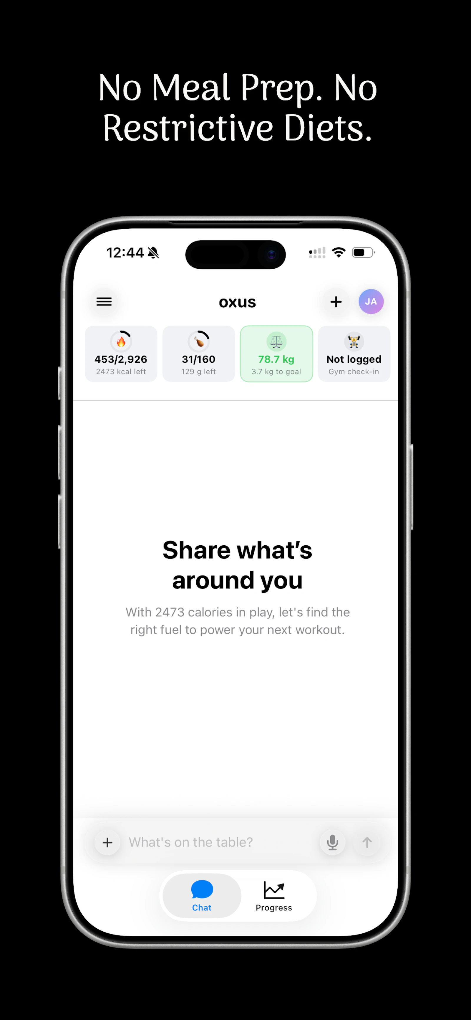 Oxus: Family Food Weight Loss screenshot 2