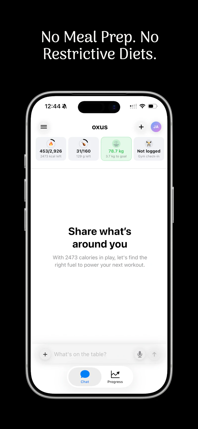 Oxus: Family Food Weight Loss screenshot 2