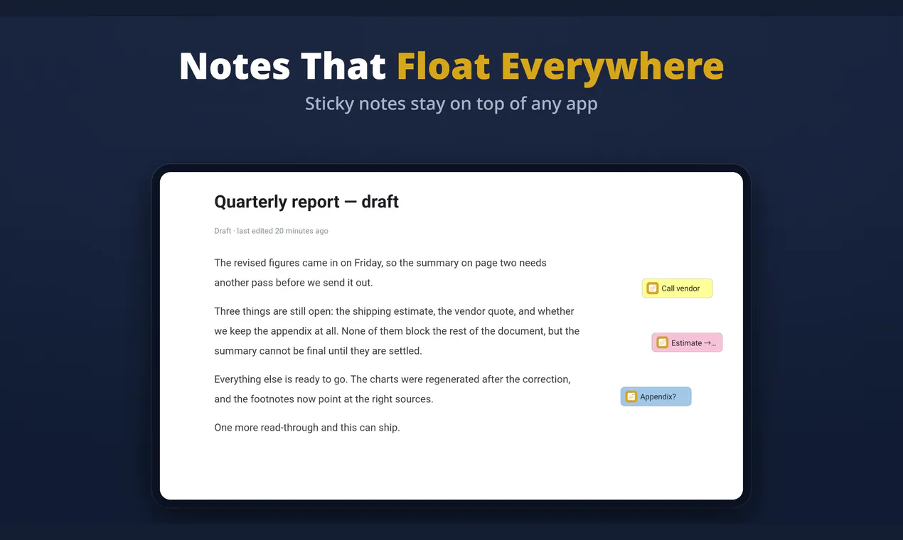 FloatNote+ gallery image
