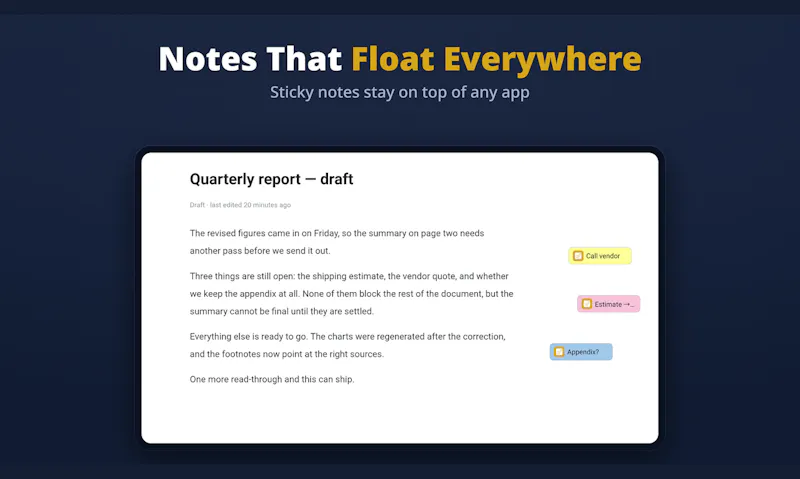 FloatNote+ screenshot 3