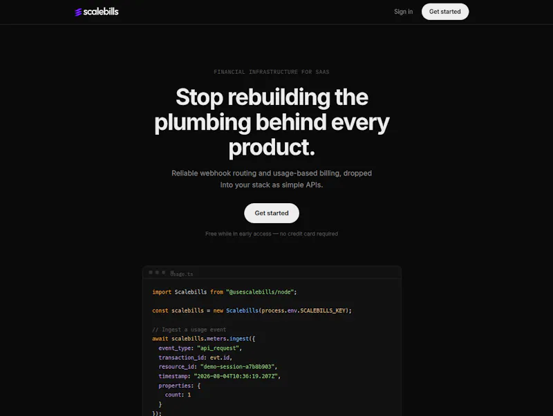 Scalebills screenshot 2