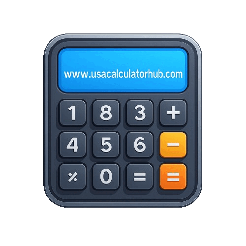 USACalculatorHub - Product Hunt launch logo and brand identity