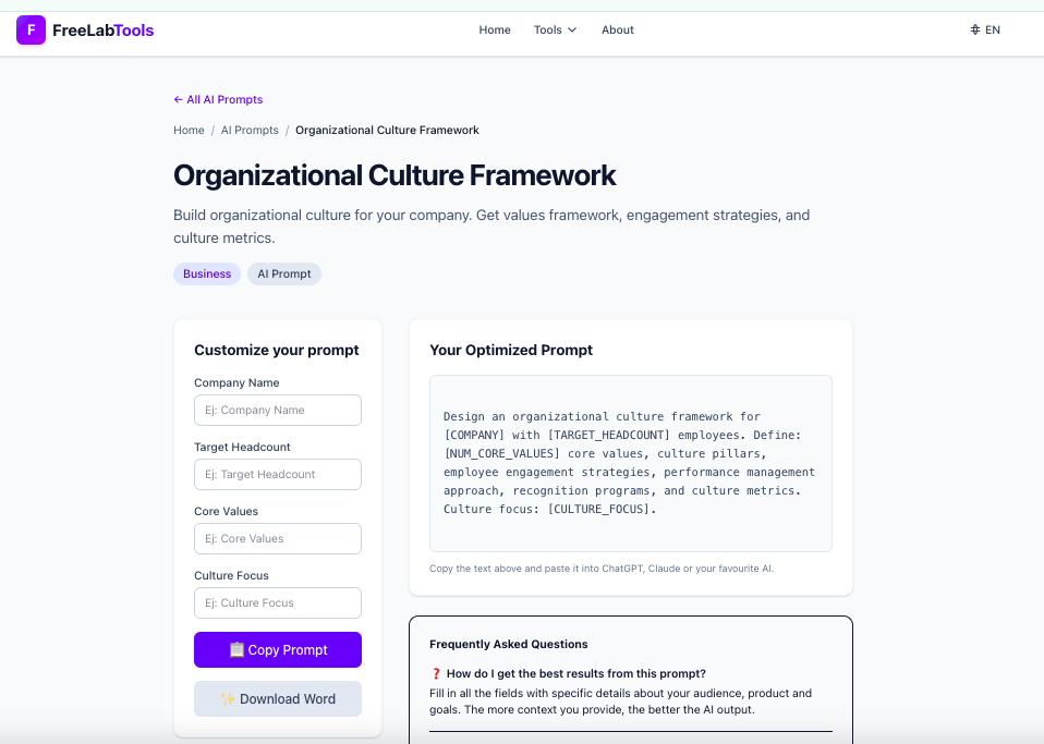 FreeLabTools — Free Browser Tools gallery image