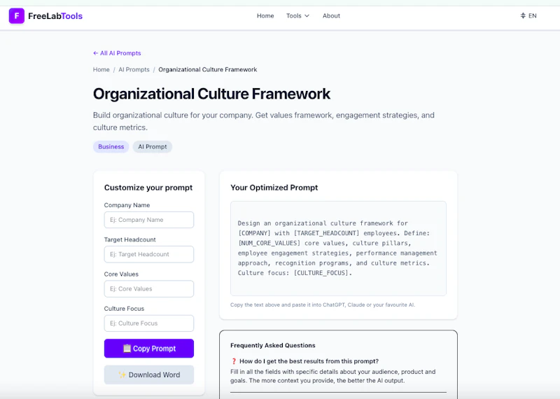 FreeLabTools — Free Browser Tools screenshot 1