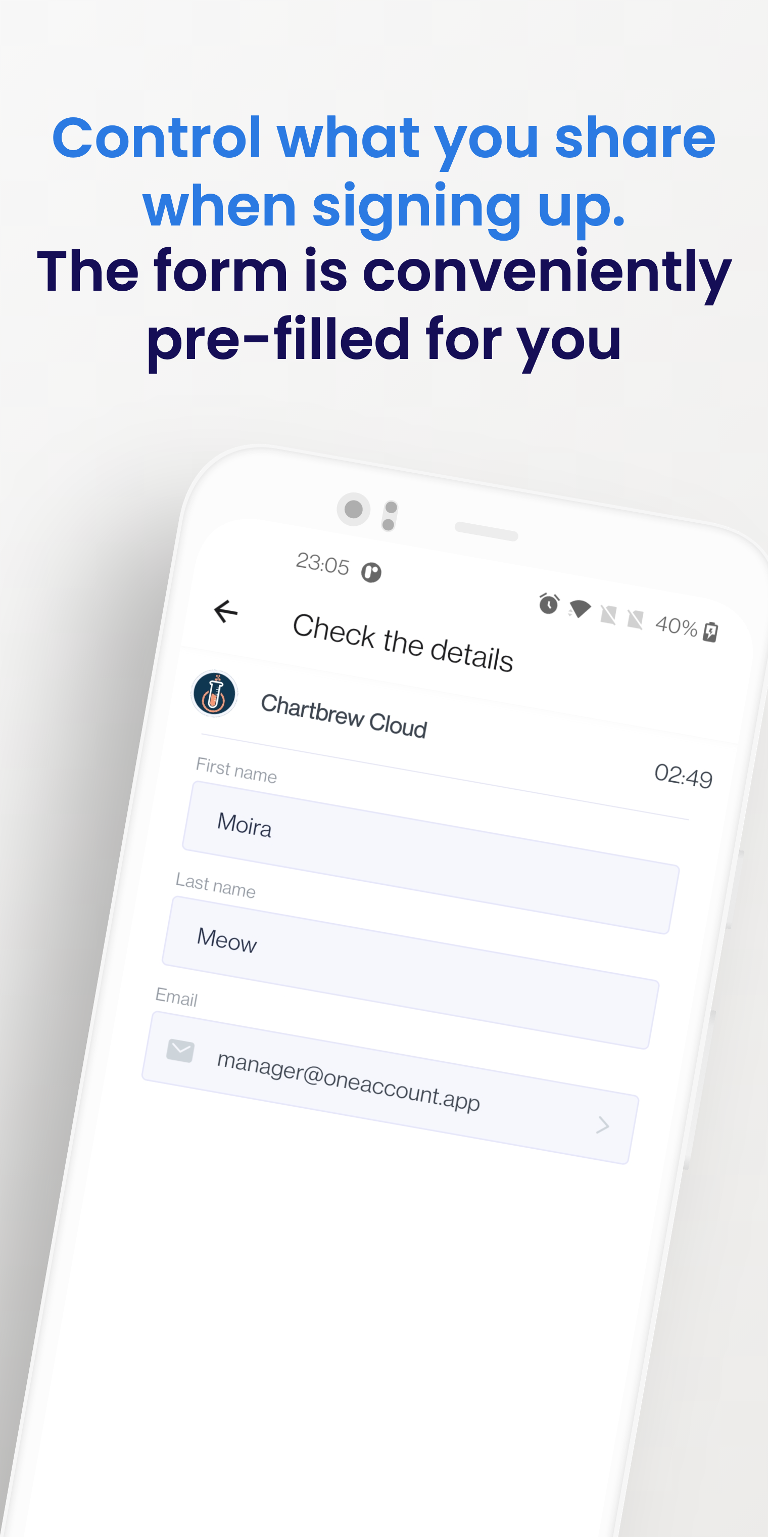 One Account gallery image