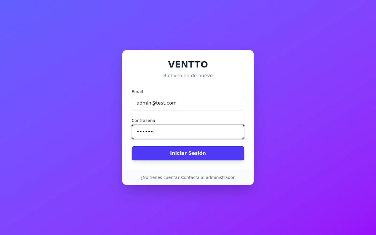 Ventto POS screenshot 1