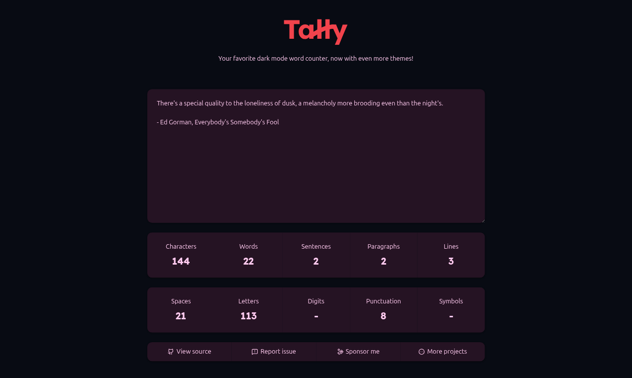 Tally - Word Counter gallery image