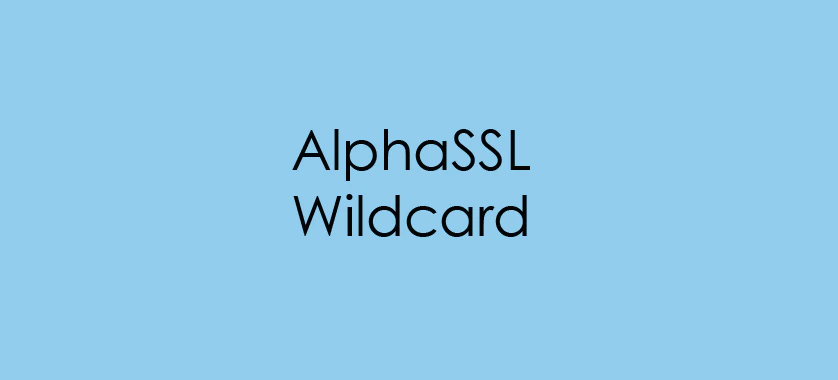 AlphaSSL Wildcard SSL