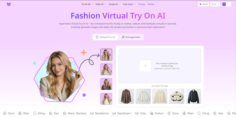 ai outfit video generator screenshot 1