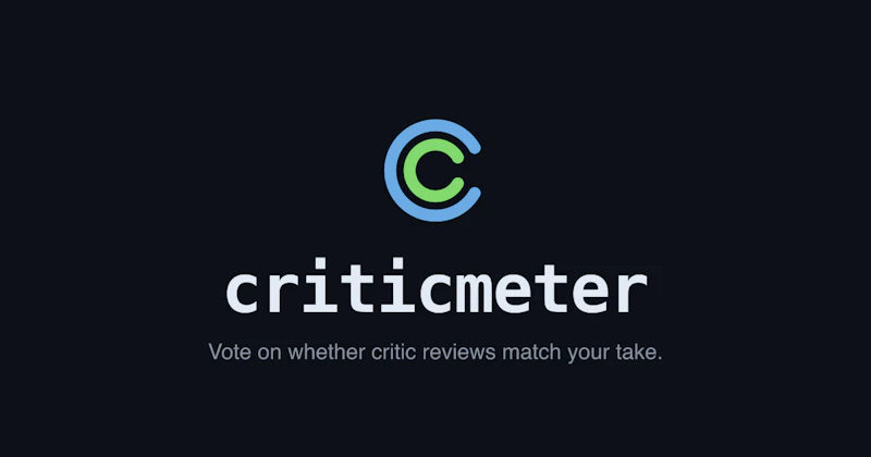 CriticMeter screenshot 1