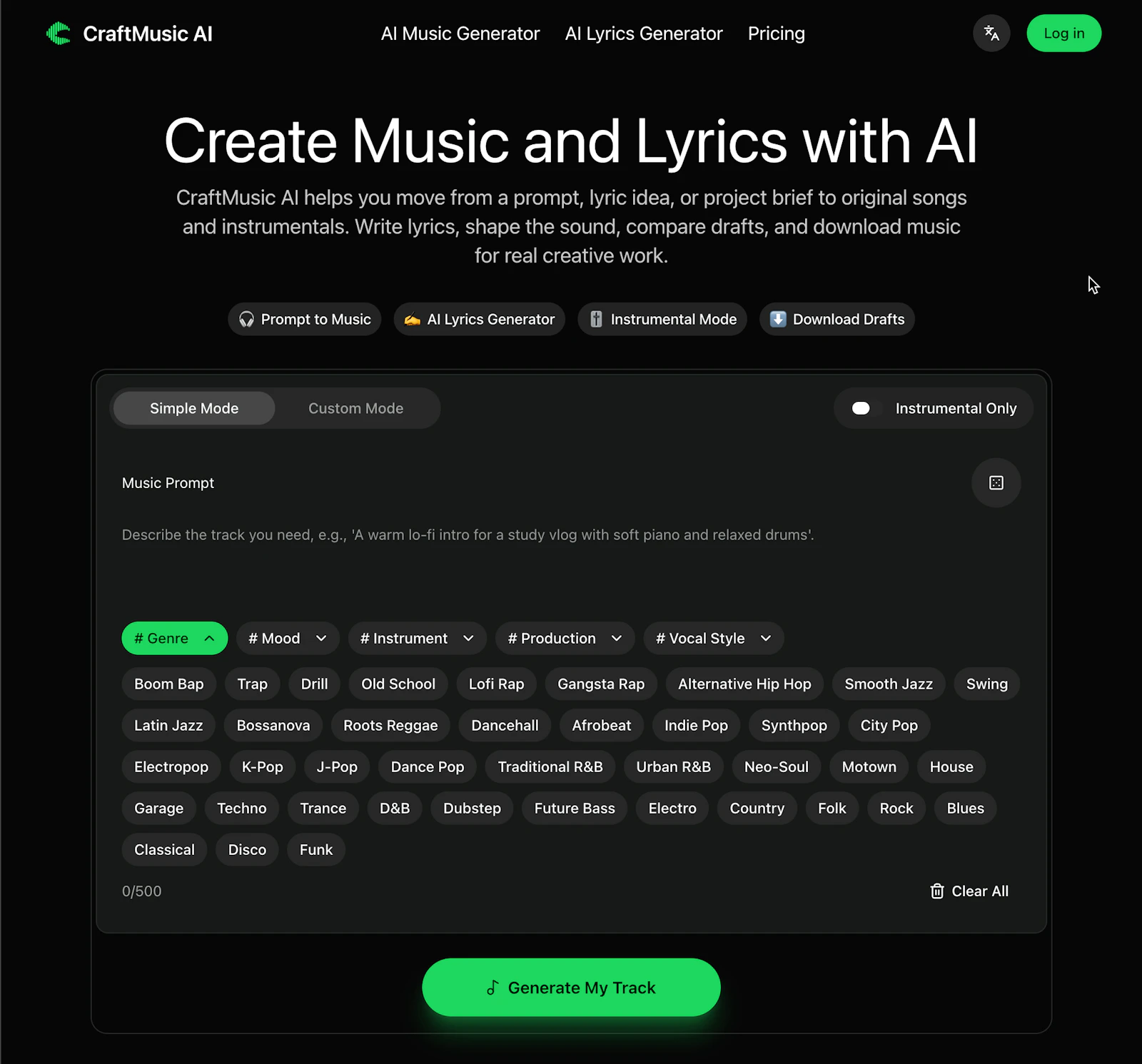 CraftMusic AI screenshot 2