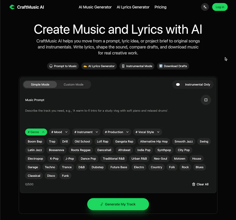 CraftMusic AI screenshot 2