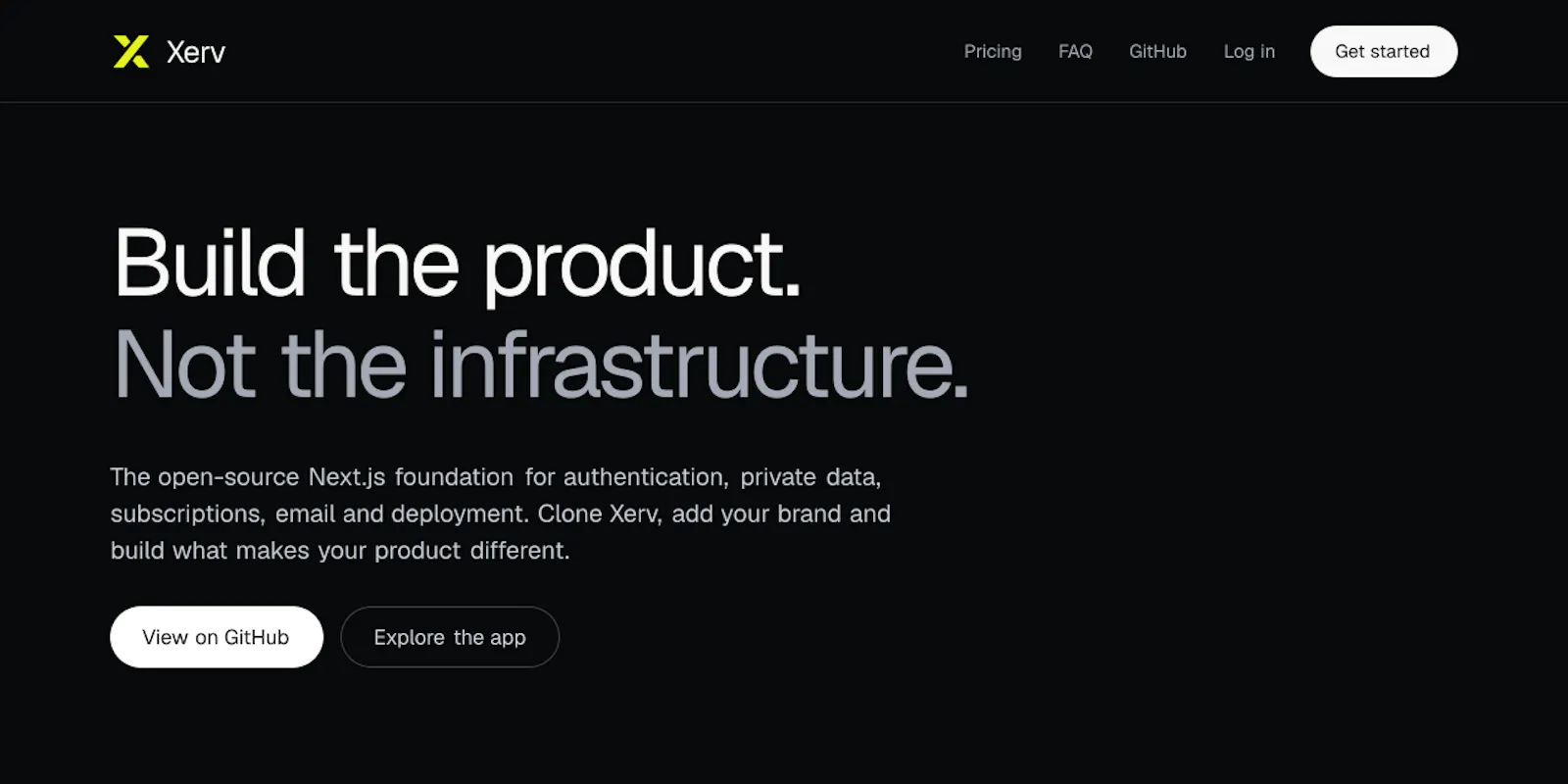 Xerv screenshot 1