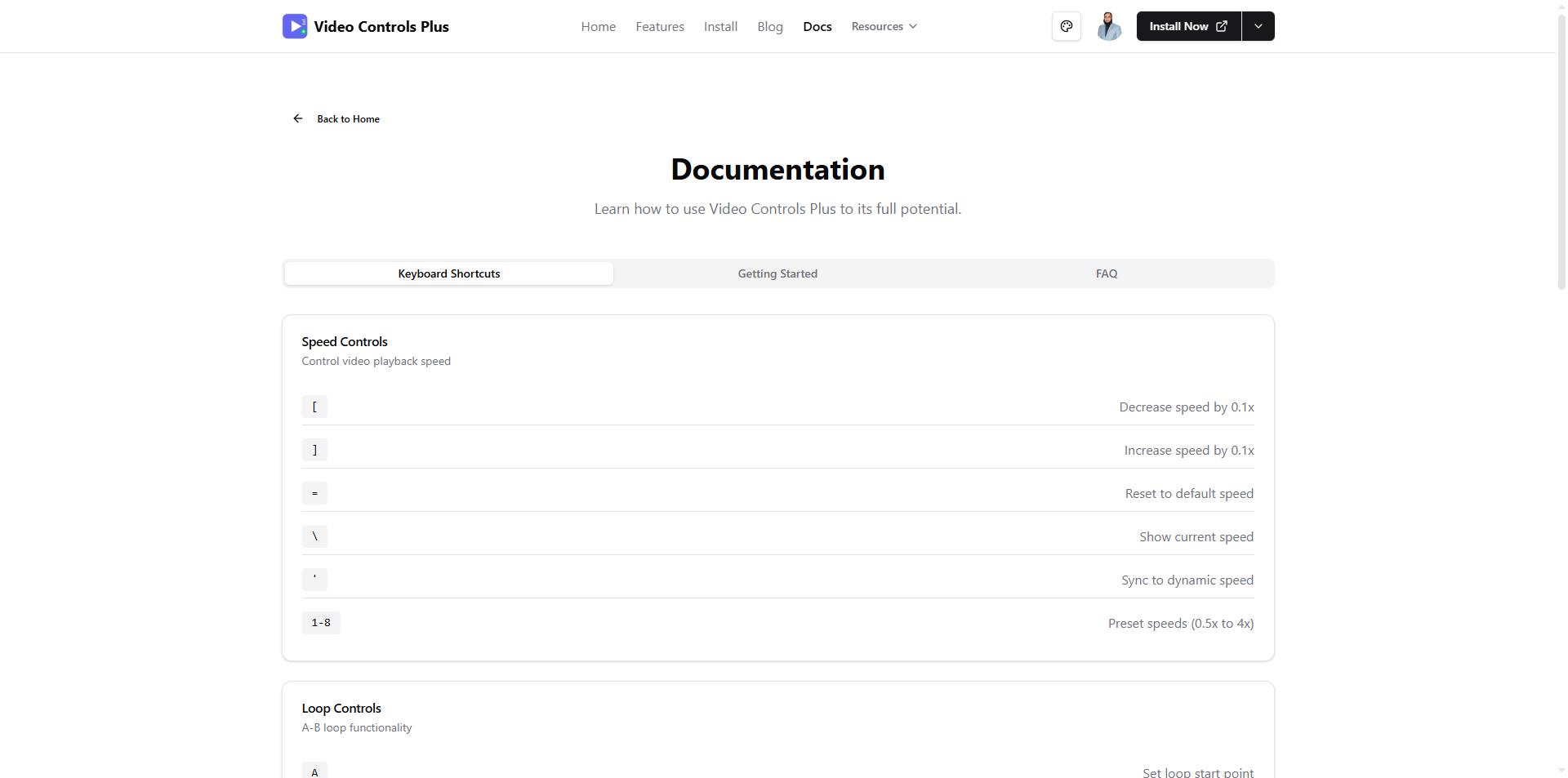Video Controls Plus gallery image