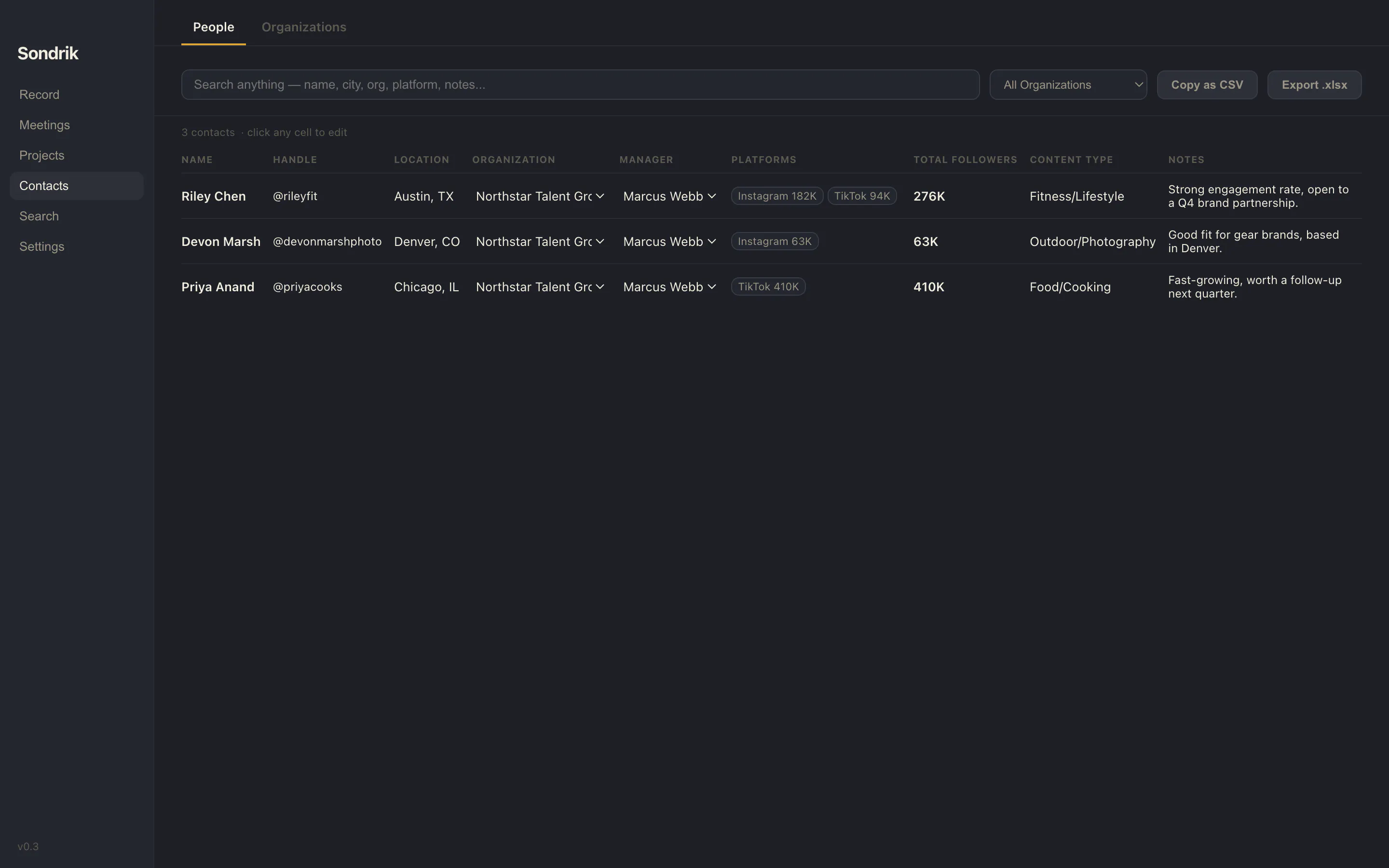 Sondrik screenshot