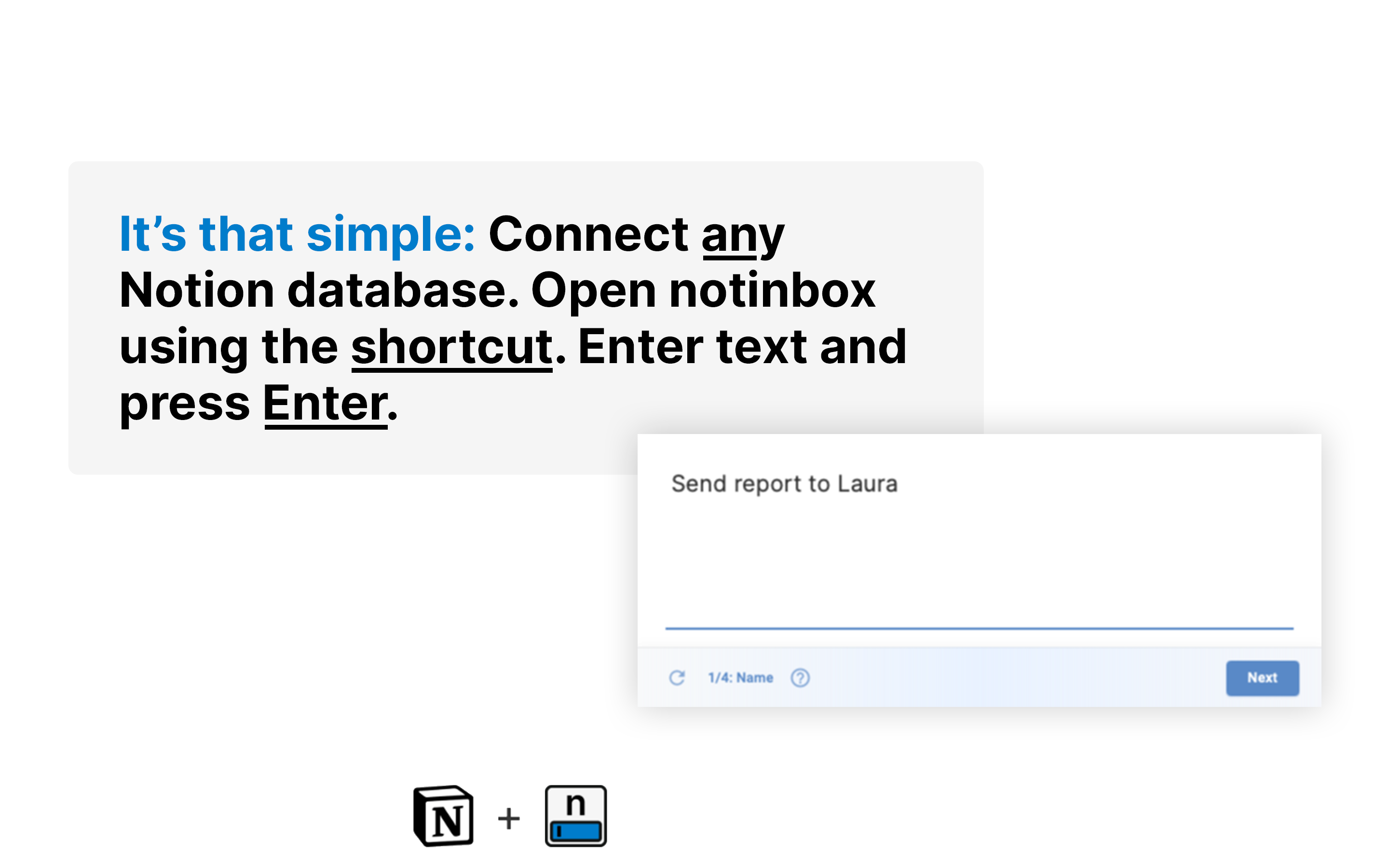 notinbox - บันทึกข้อมูลอย่างรวดเร็วและโดยตรงในความคิด media 1