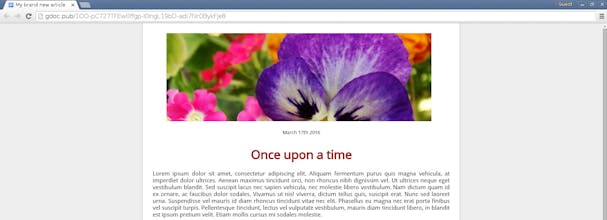 GOOGLE DOC PUBLISHER gallery image
