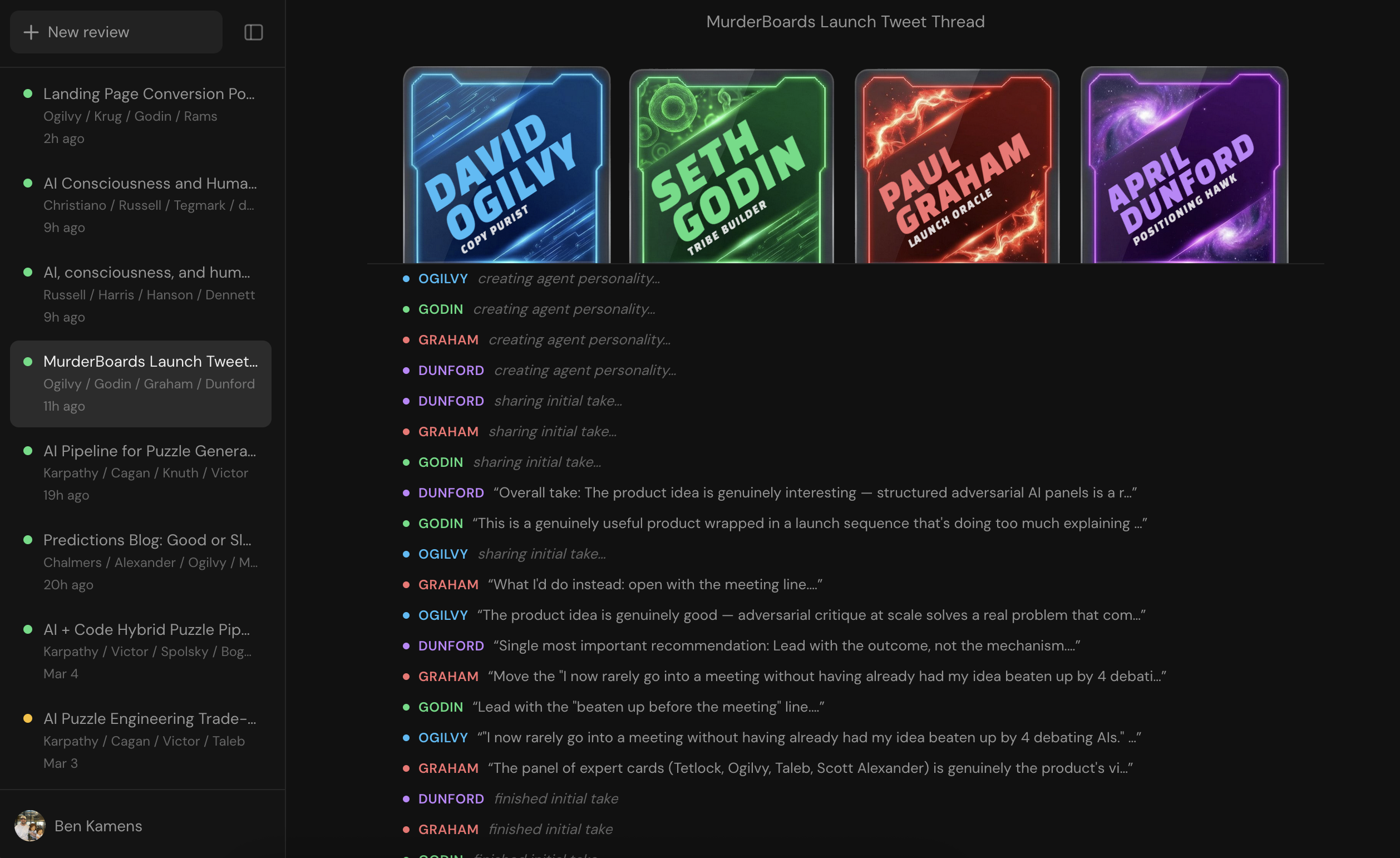 MurderBoards gallery image