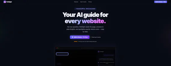 Pathlight: AI Guide for Any Website gallery image