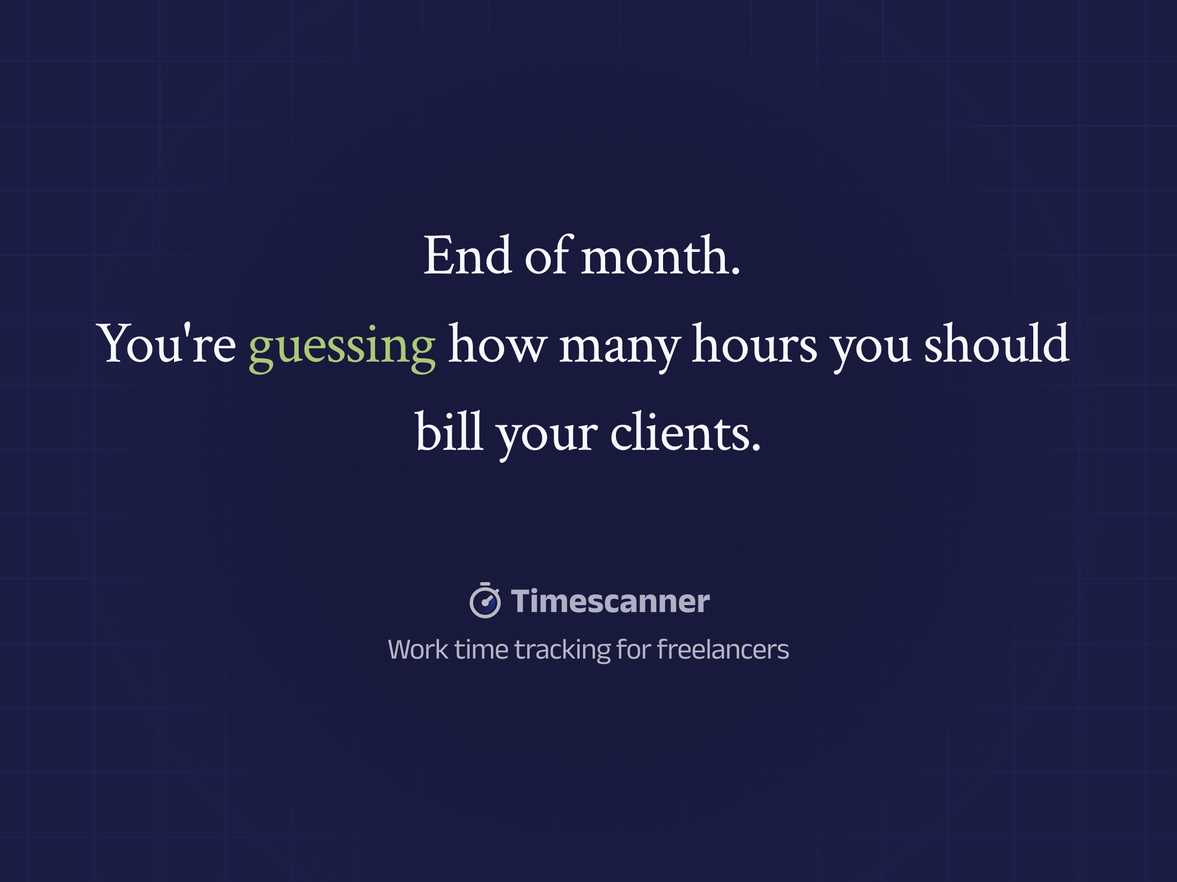 Timescanner gallery image