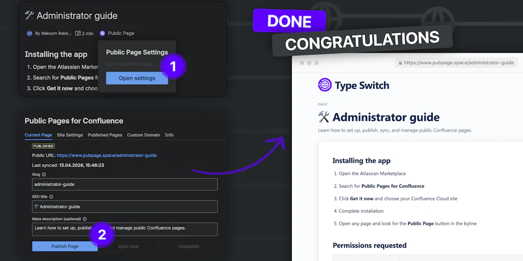 Atlassian 推出 Confluence 公開頁面功能