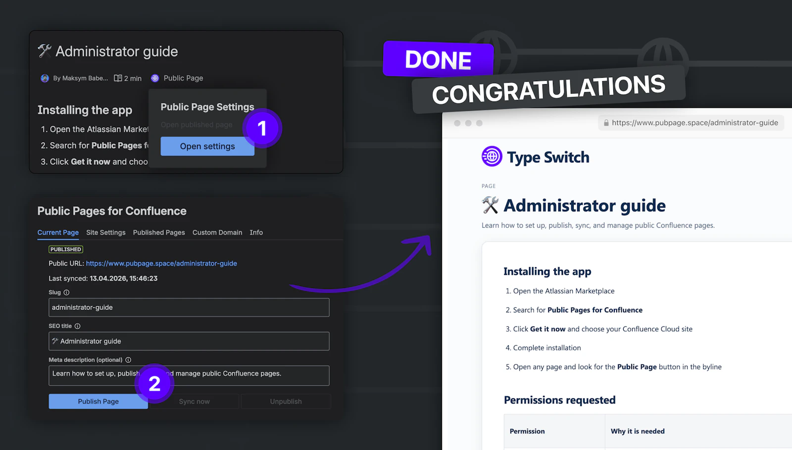 Public Pages for Confluence  screenshot 2