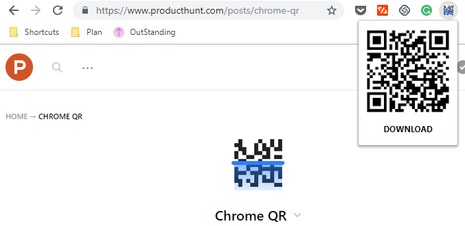 Chrome QR gallery image