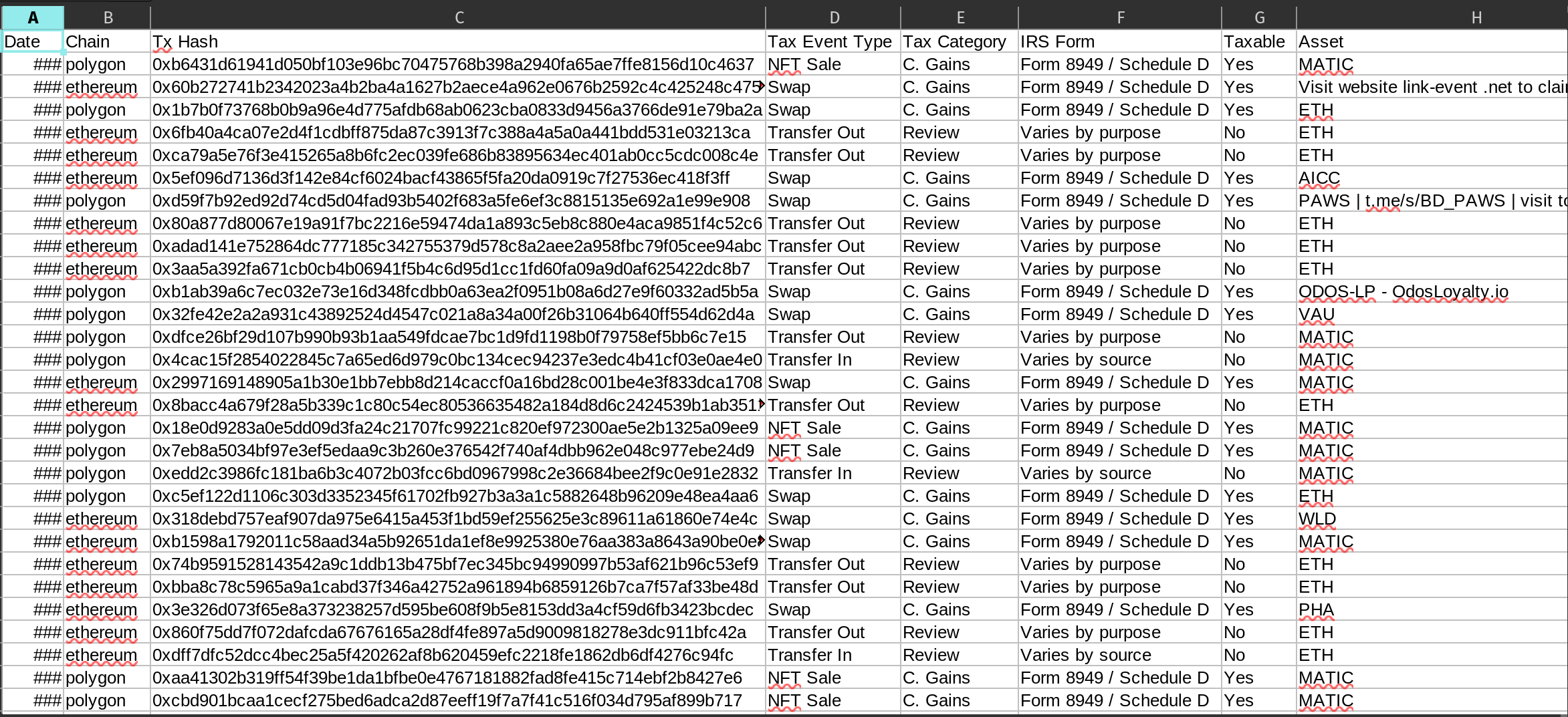 Crypto Tax analysis gallery image