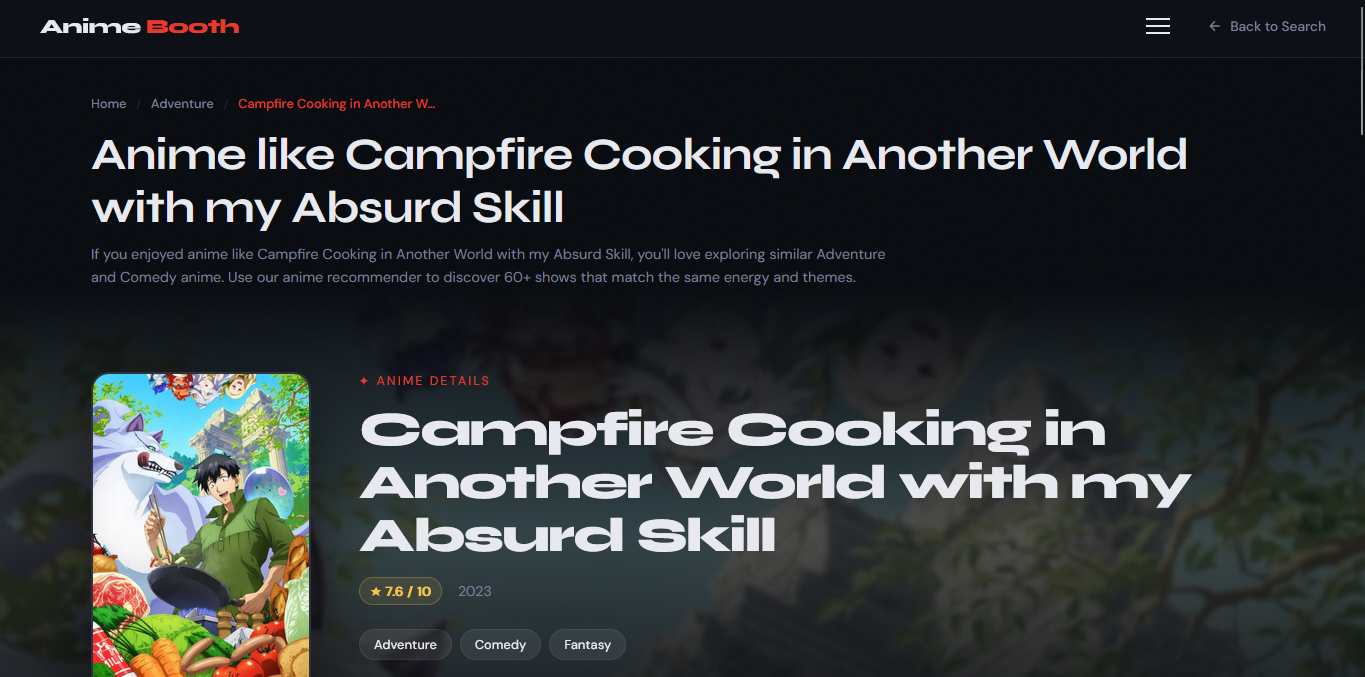 Anime Recommender gallery image