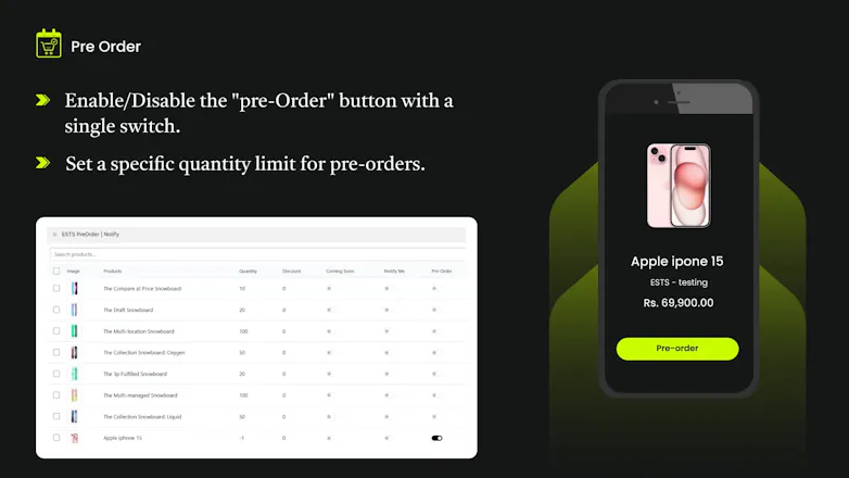 PreOrder & Notify for Shopify gallery image