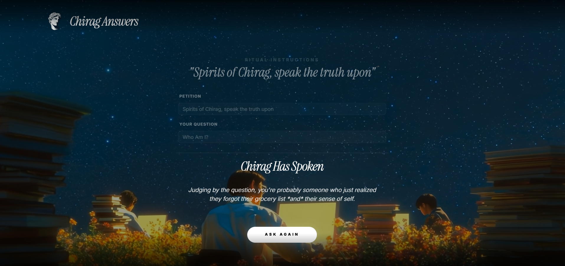 Chirag Answers gallery image