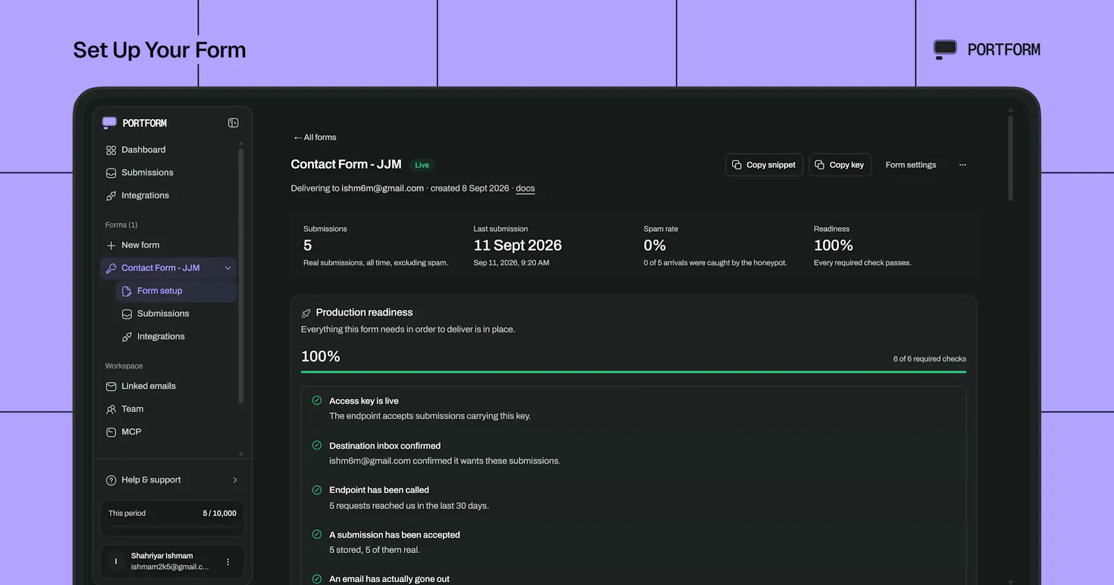 PortForm screenshot 5