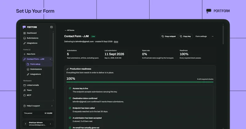 PortForm screenshot 5