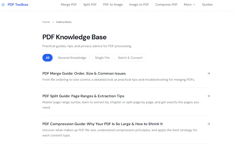 PDF Toolbox — Browser PDF Tools screenshot 3
