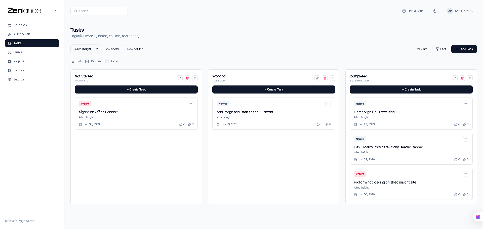 Zenlance — Win More Jobs with AI - Screenshot 3 showing product features and functionality