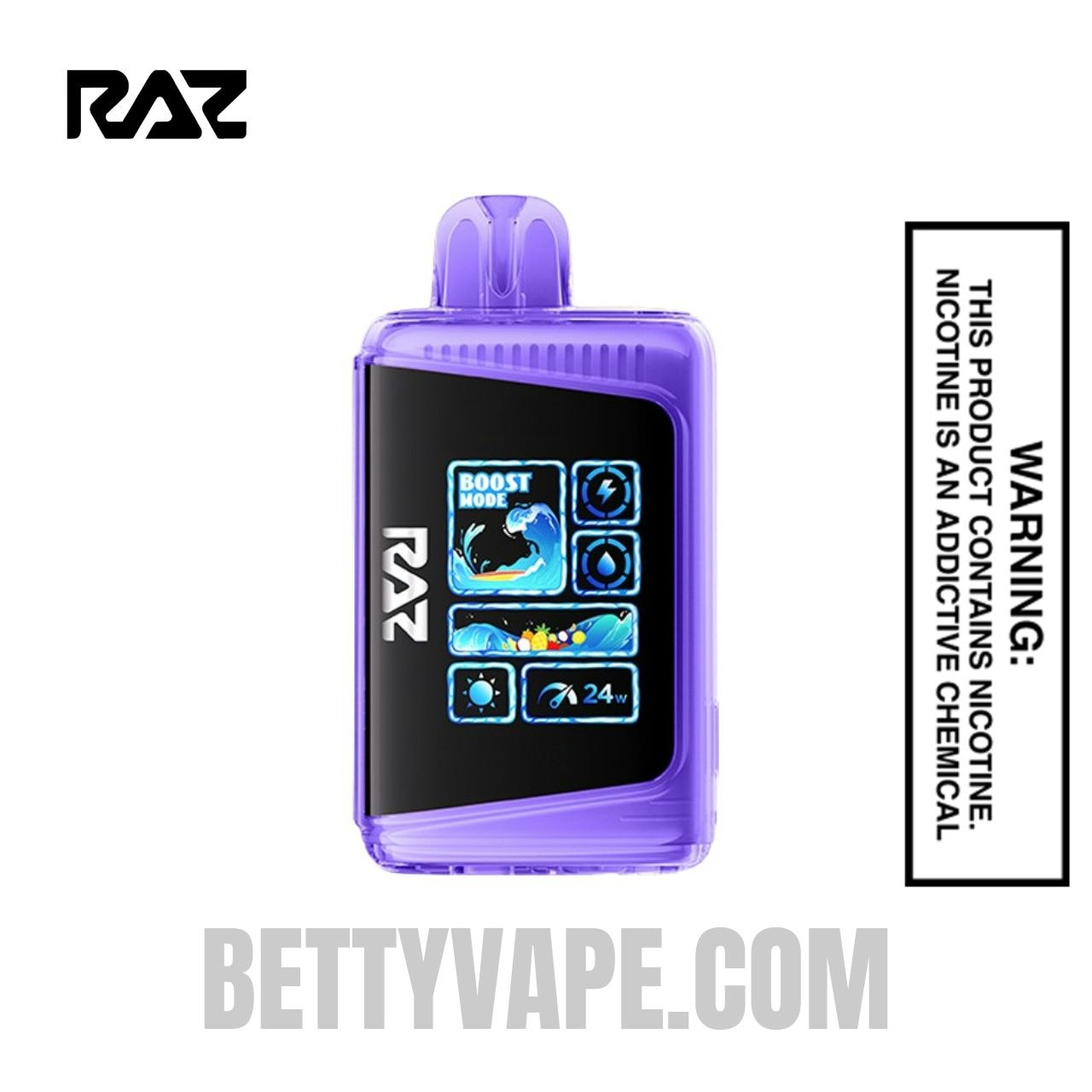 Betty Vape - Main product screenshot demonstrating key features and user interface