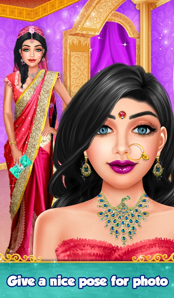 Indian Gopi Makeup Dressup gallery image