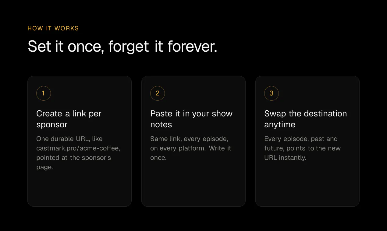Castmark screenshot