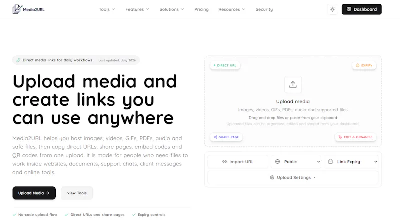 Media2URL screenshot 2