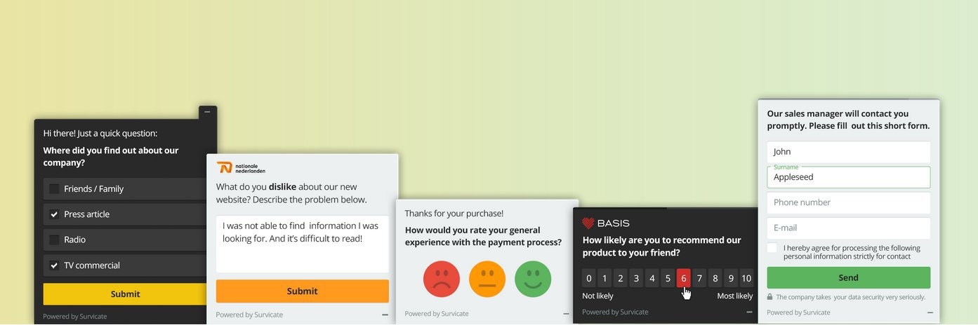 Survicate 2 0 The Fastest Way To Collect Feedback From - 
