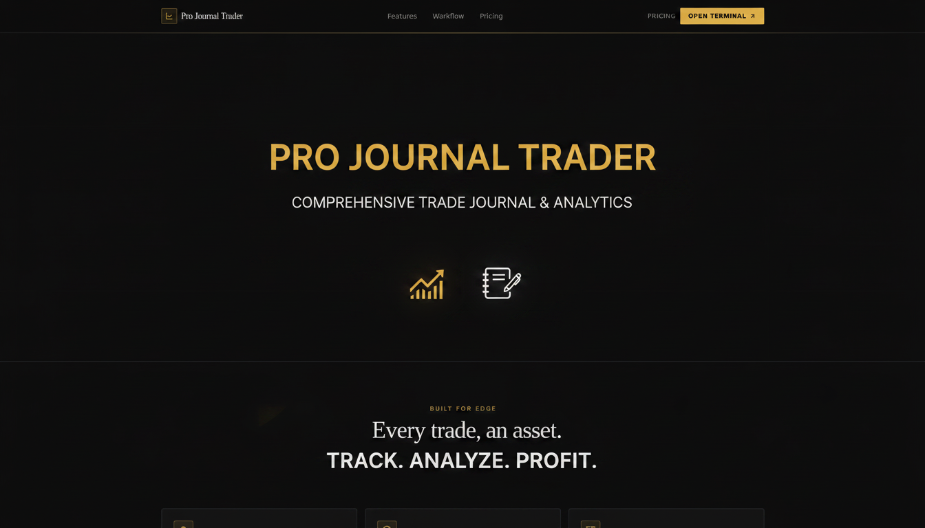 Pro Journal Trader — Trade Logbook gallery image